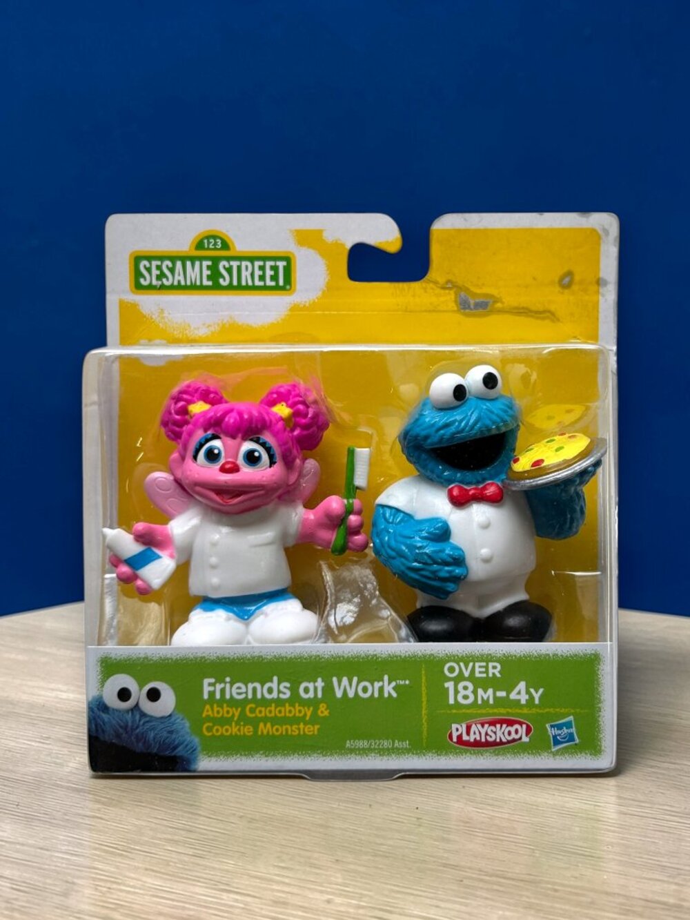 Abby Cadabby & Cookie Monster Action Figure Toy Friends at Work Sesame Street
